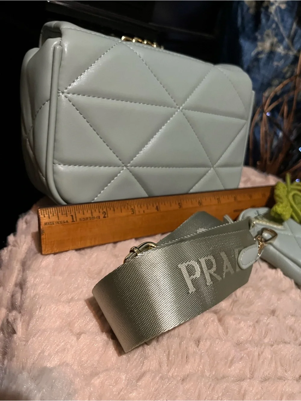 nwt Quilted Leather Shoulder Bag